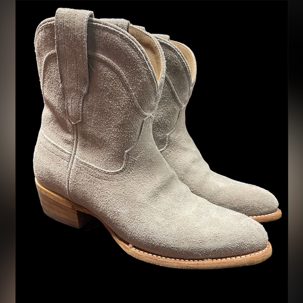 TECOVAS LEATHER COWBOY BOOT SZ 8